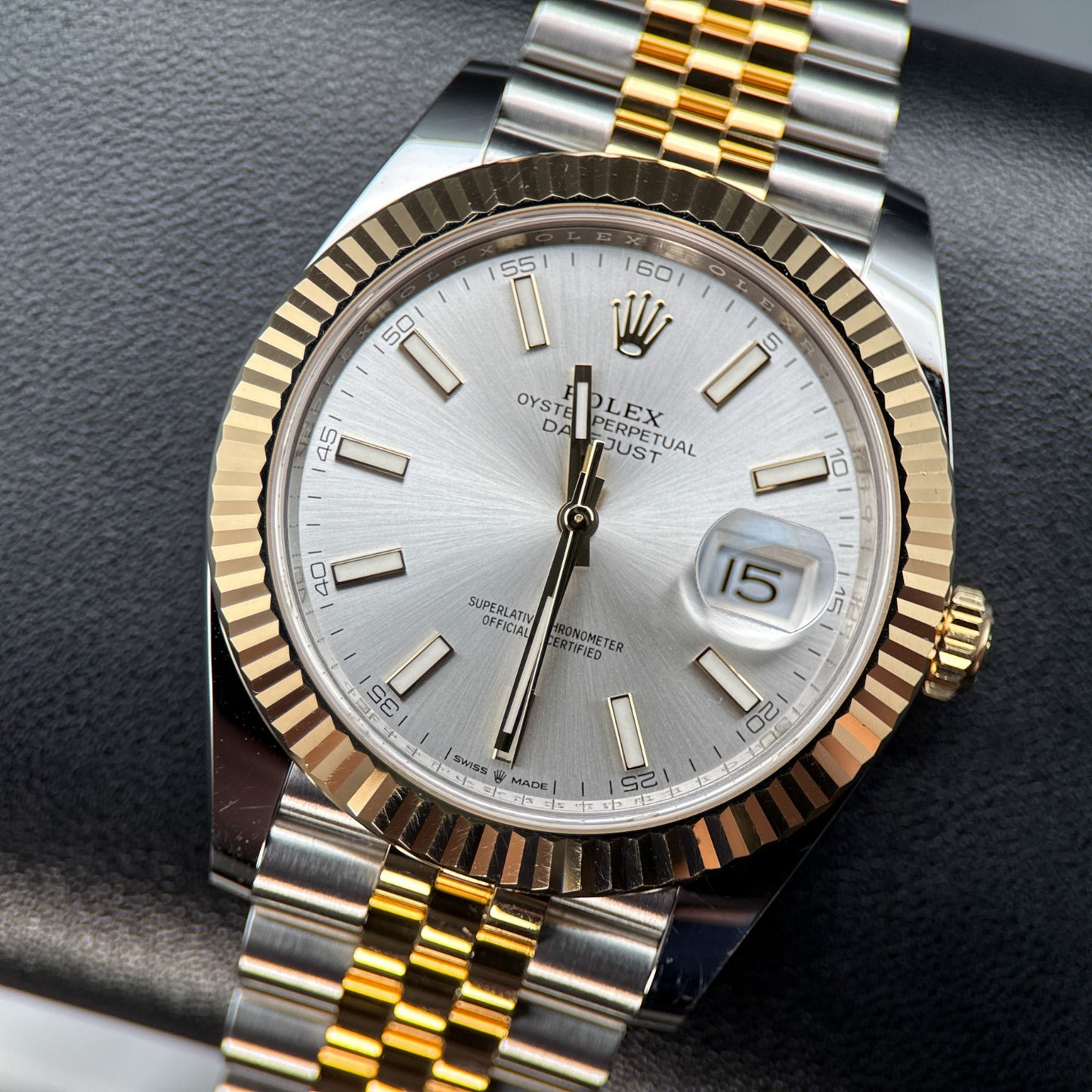 Rolex Datejust 126333 Silver Dial Two-Tone Jubilee Automatic 41mm Watch - 20240