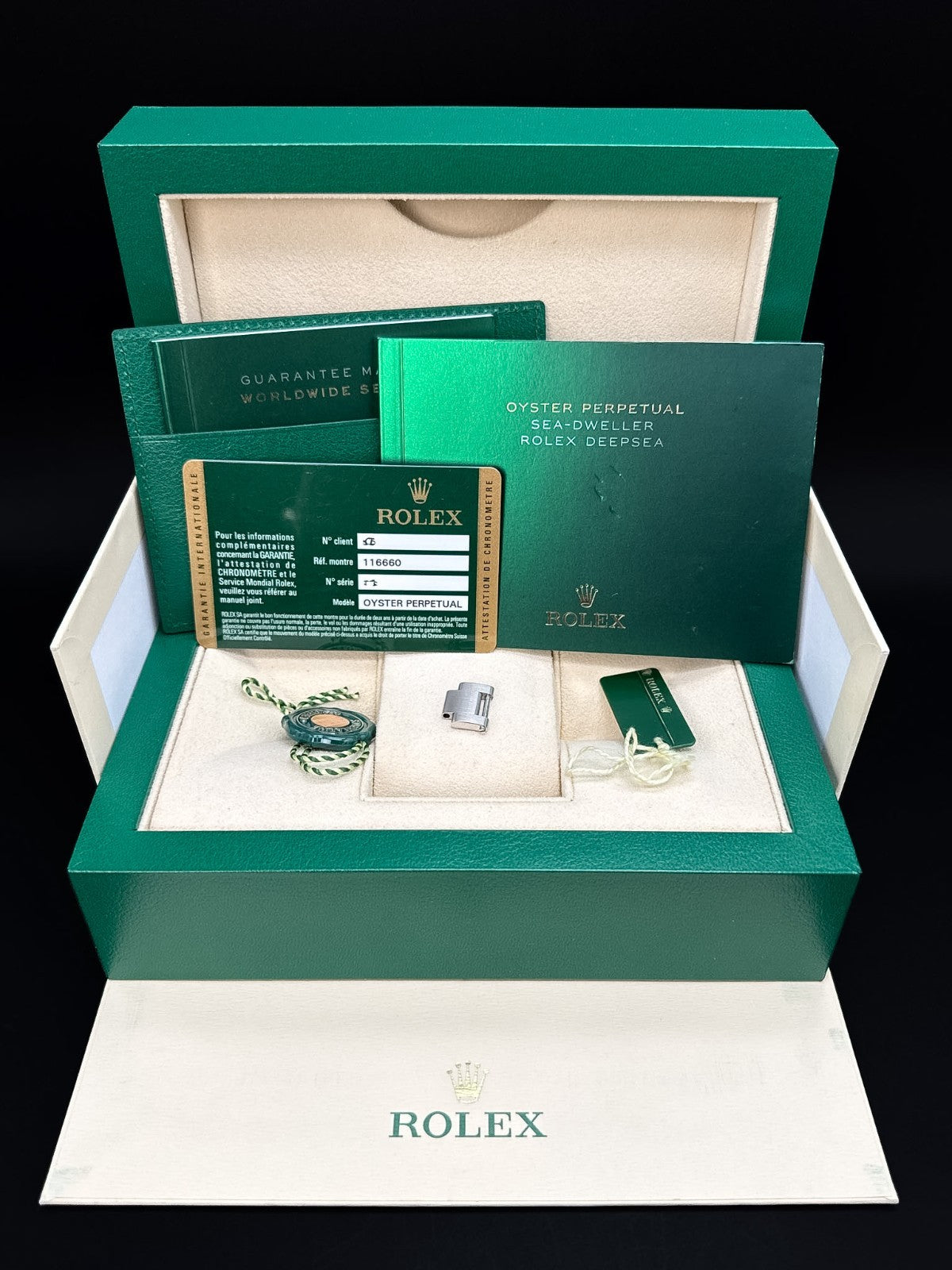 Rolex Sea-Dweller Deepsea 116660 Black Dial Steel 44mm Automatic Watch - 201510