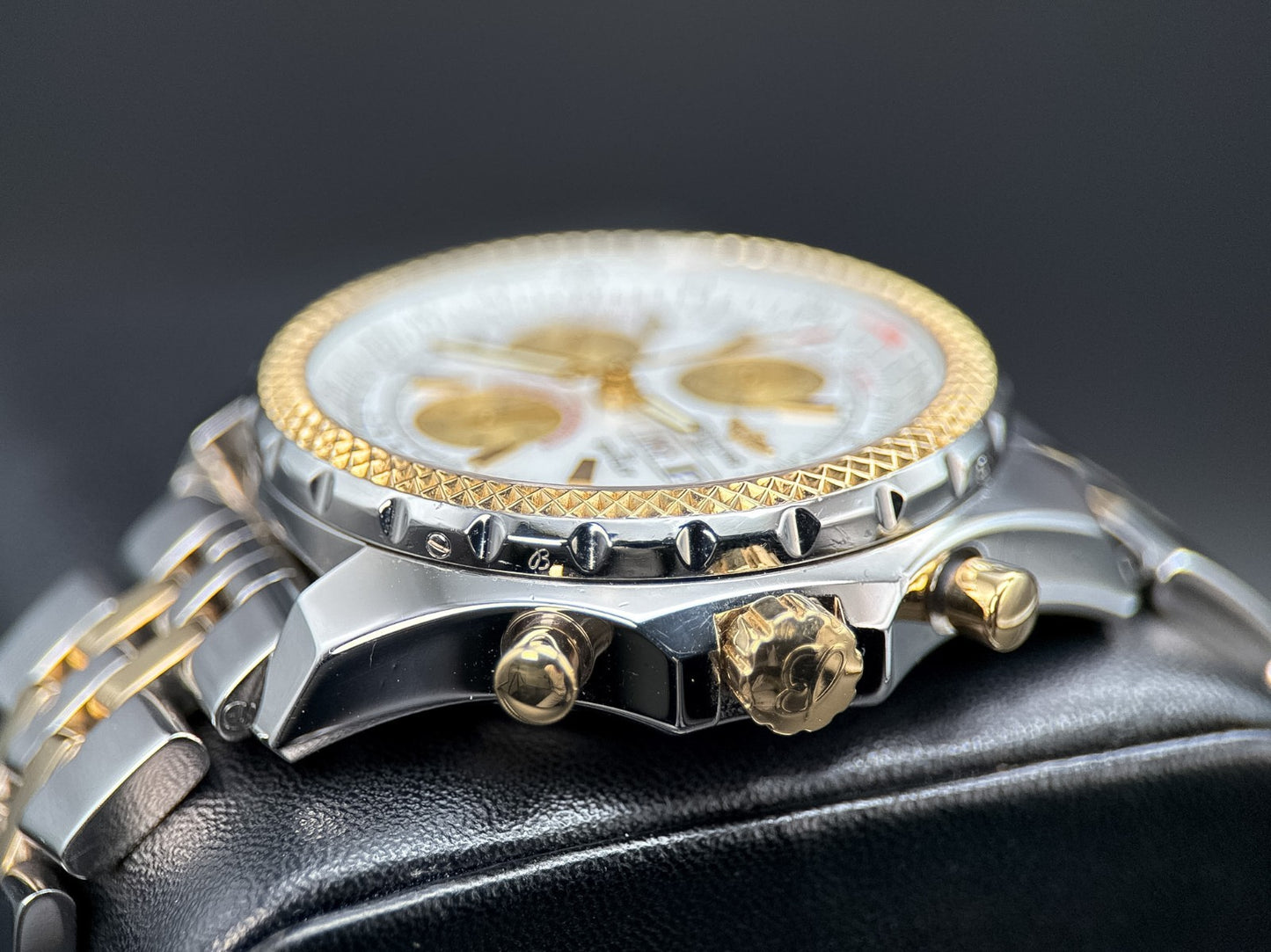 Breitling Bentley GT D13362 White Dial Two-Tone Automatic Chronograph 44mm Watch1