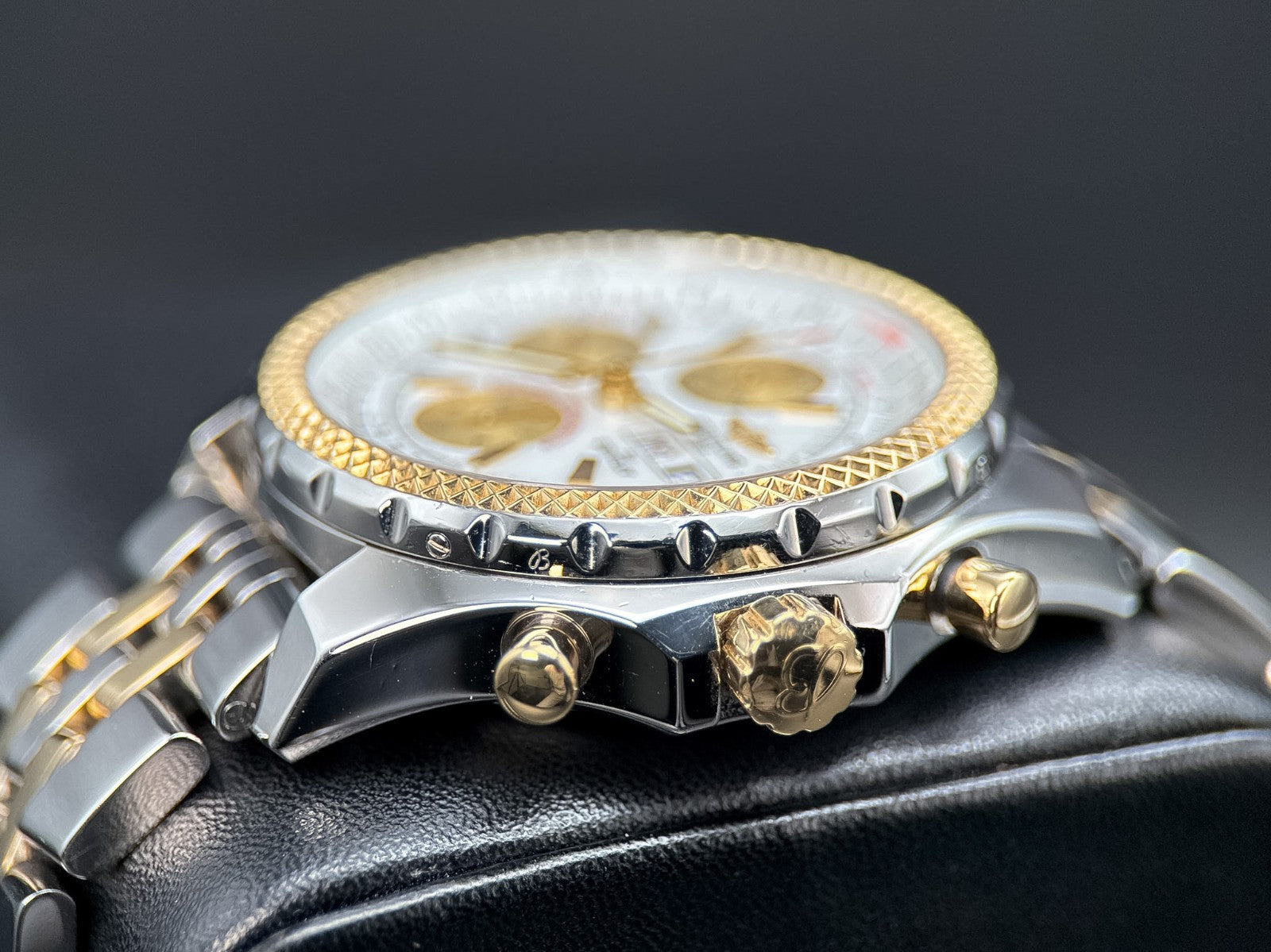Breitling Bentley GT D13362 White Dial Two-Tone Automatic Chronograph 44mm Watch1