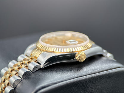 Rolex Datejust 16233 Champagne Linen Dial Two-Tone Jubilee 36mm Automatic Watch1