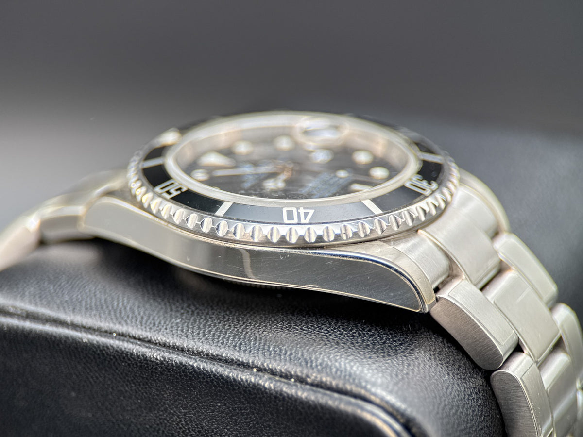 Rolex Submariner Date 16610T Black Dial Steel Oyster Automatic 40mm Watch - 20093