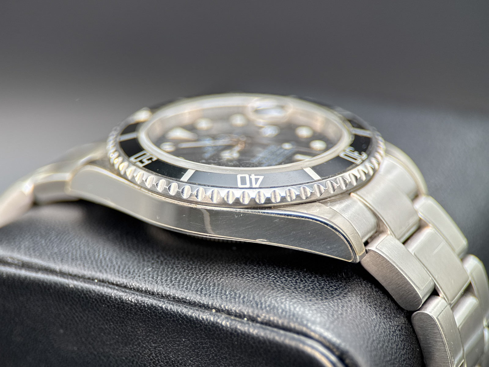 Rolex Submariner Date 16610T Black Dial Steel Oyster Automatic 40mm Watch - 20093