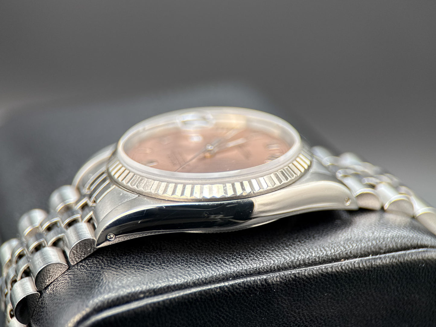 Rolex Datejust 16234 Salmon Roman Dial Steel Jubilee Automatic 36mm Watch4