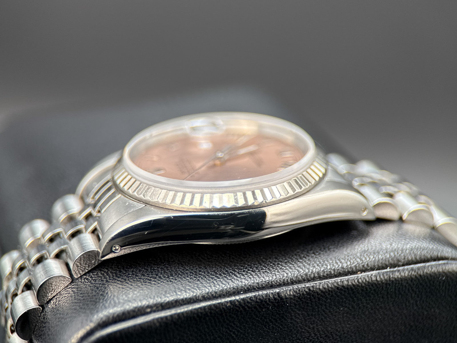 Rolex Datejust 16234 Salmon Roman Dial Steel Jubilee Automatic 36mm Watch4