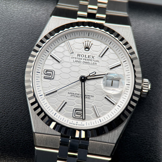 Rolex Land-Dweller 127334 White Dial Stainless Steel Automatic 40mm Watch - 20260