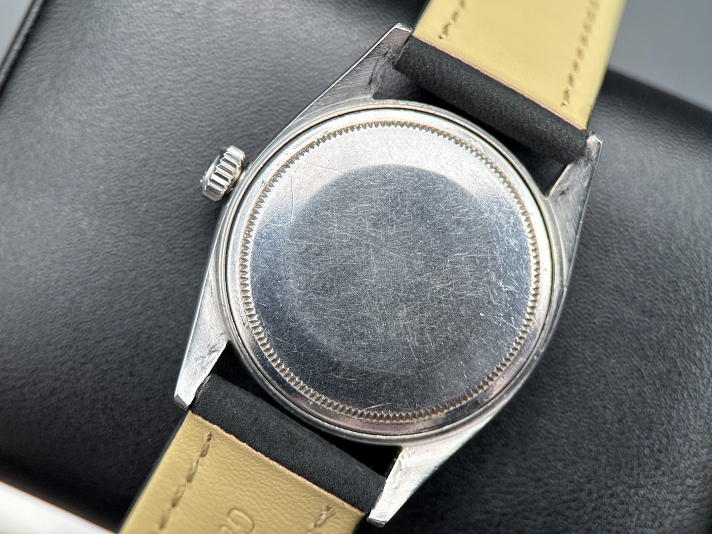 Rolex Datejust 1603 Rare "Bamboo" Engine Turned Bezel Vintage 36mm Watch5