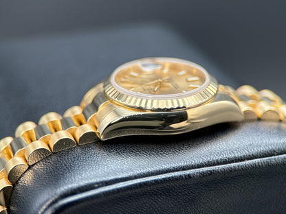 Rolex Lady Datejust 179178 Champagne Dial Yellow Gold 26mm Automatic Watch3