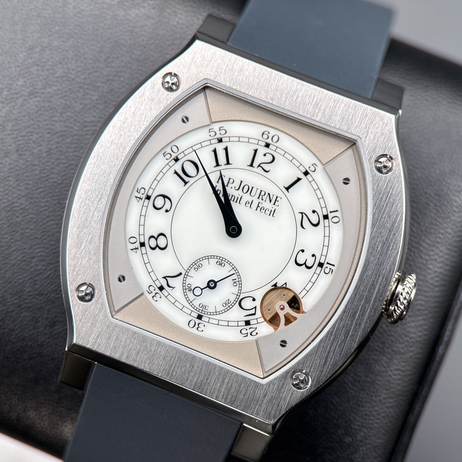 F.P.Journe Élégante 48 Ref. ELHT Titanium White Dial Watch Complete Set 20210