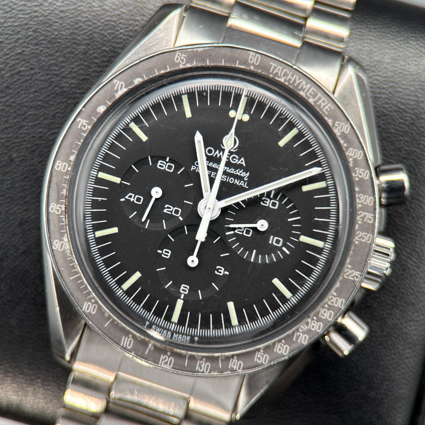 OMEGA Speedmaster Moonwatch 145.022-76 Black Dial Vintage Manual 42mm Watch0