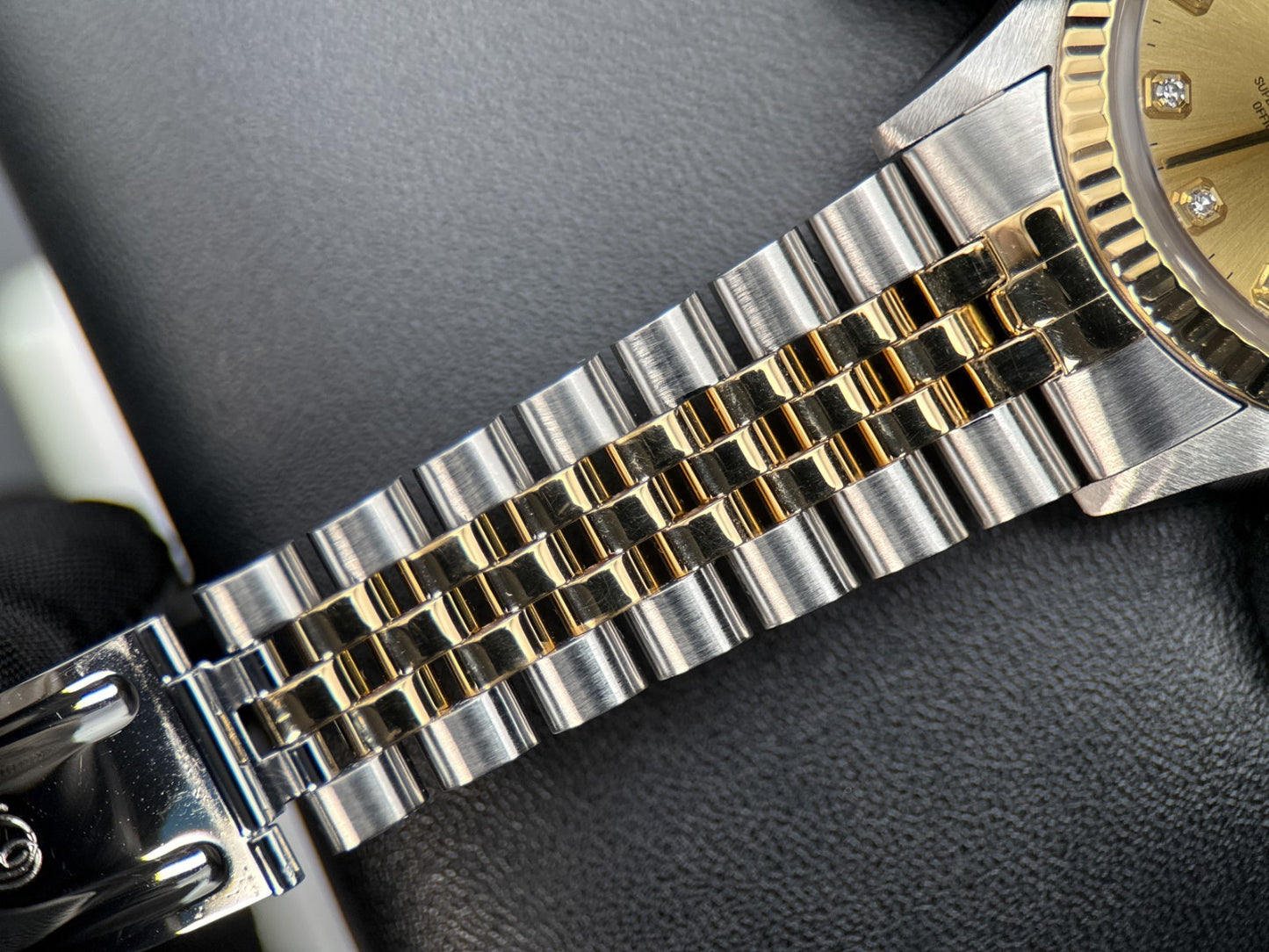 Rolex Datejust 16233 Champagne Diamond Dial Automatic 36mm Watch - 19966