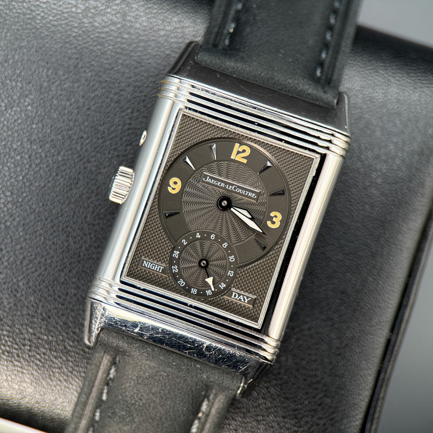 Jaeger-LeCoultre Reverso Duoface 270.840.544B Silver Dial 42mm Watch - 19971