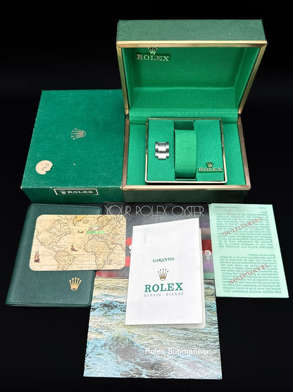 Vintage Rolex Submariner No-Date 5513 Black Spider Dial Complete Set - 198610