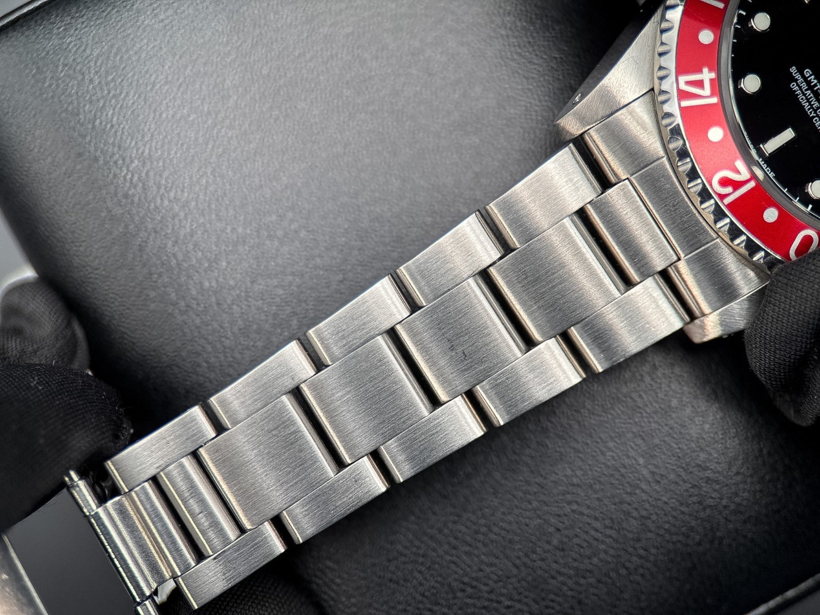 Rolex GMT-Master II "Coke" Fat Lady 16760 Black Dial Automatic 40mm Watch5