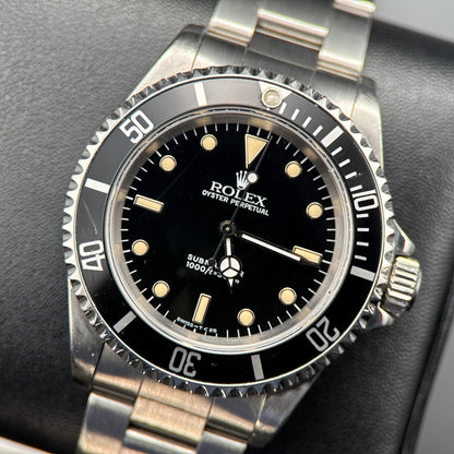 Rolex Submariner No-Date 14060 Black Dial 40mm Stainless Steel Automatic Watch0
