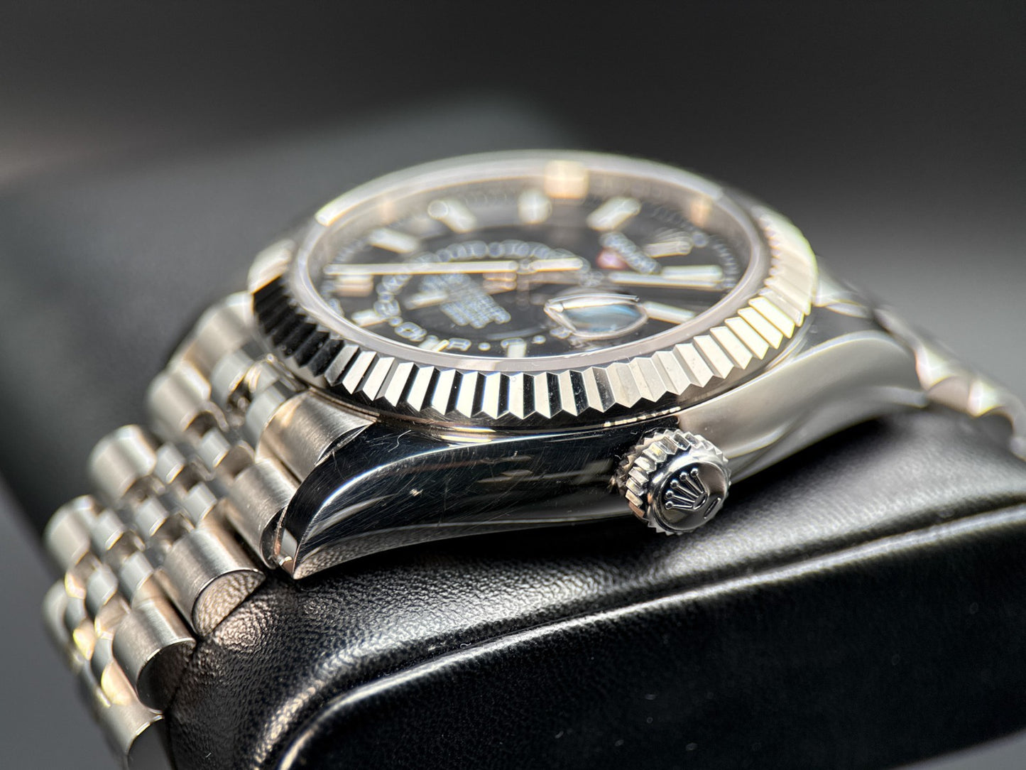 Rolex Sky-Dweller 326934 Black Dial Jubilee Automatic Steel 42mm Watch - 20221