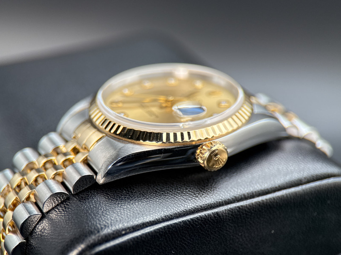 Rolex Datejust 16233 Champagne Diamond Dial Automatic 36mm Watch - 19961