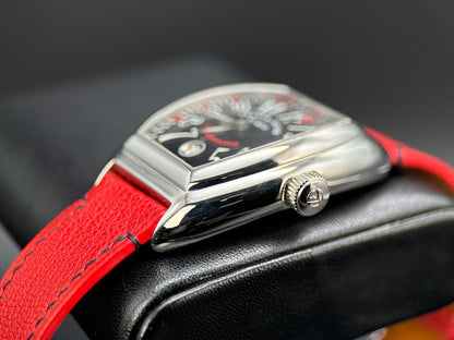Franck Muller Conquistador 8005 SC Black Dial Steel Automatic 38mm Watch1