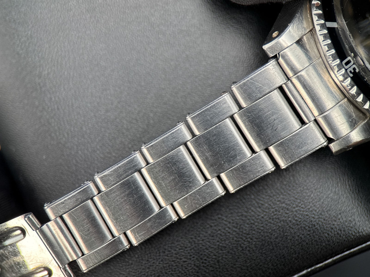 Vintage Rolex Submariner 5513 Black Meters First Dial Automatic 40mm Watch 19686