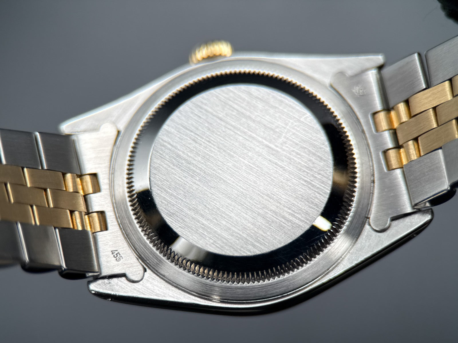 Rolex Datejust 16233 Blue Stick Dial Fluted Bezel Two-Tone Automatic 36mm Watch5