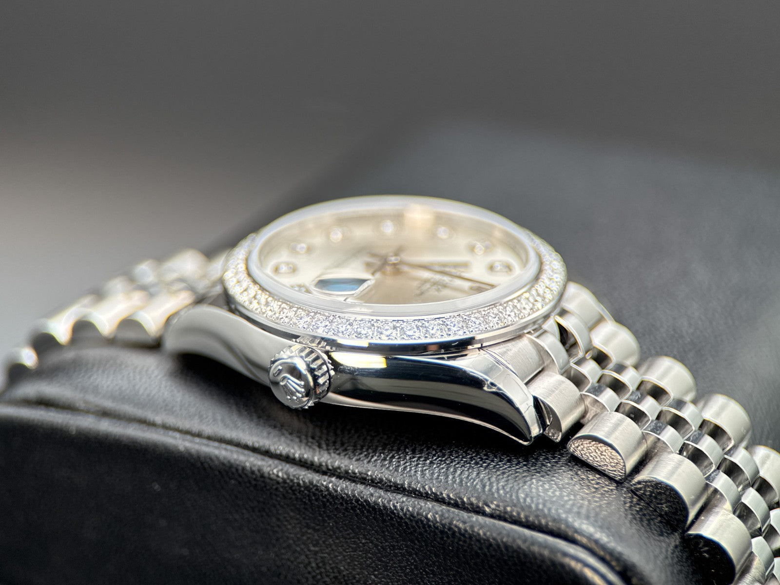 Rolex Datejust 278384RBR Silver Diamond Dial & Diamond Bezel 31mm Watch - 20262