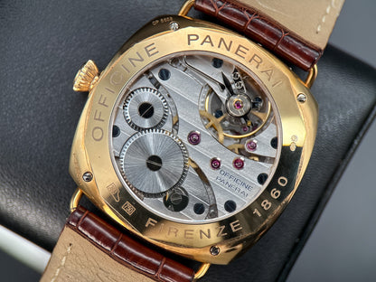 Panerai Radiomir Base PAM00231 Black Dial Rose Gold 45mm Manual Watch5