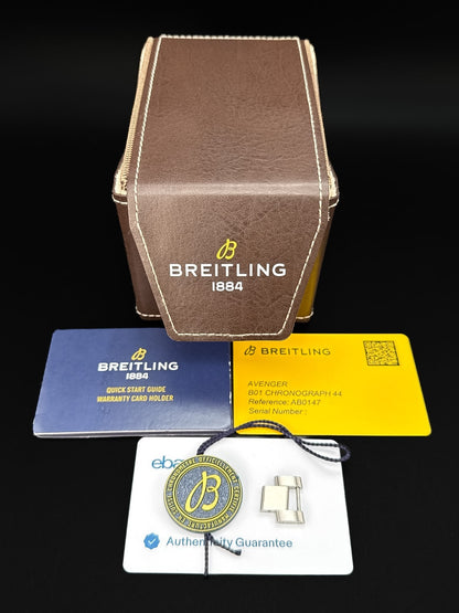 Breitling Avenger B01 Chronograph AB0147101A1A1 Beige Dial 44mm Watch - 202610