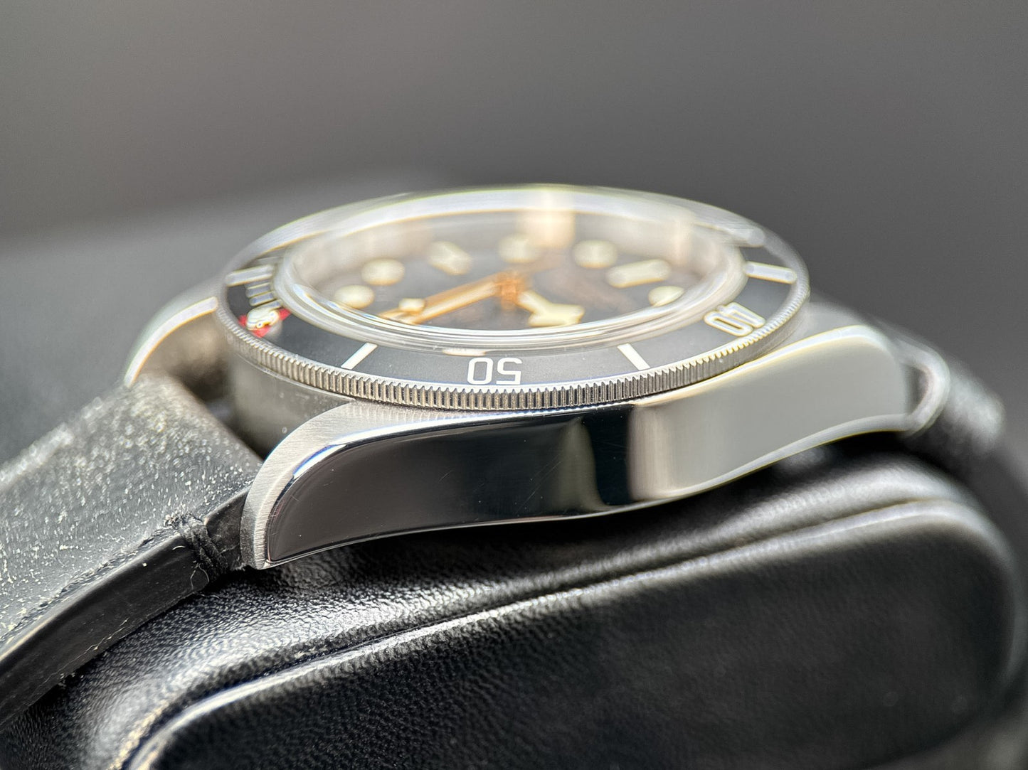 TUDOR Heritage Black Bay 79230N Black Dial Leather 41mm Watch - 20224