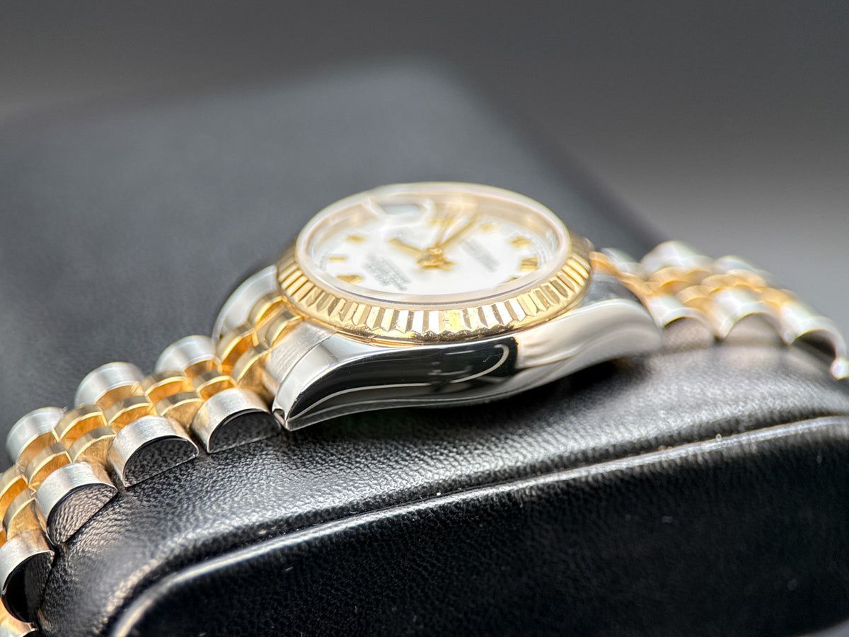 Rolex Lady Datejust 179173 White Dial Two-Tone Jubilee 26mm Watch - 20064