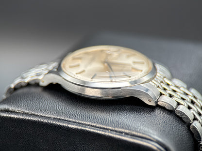 Vintage IWC 347A Silver Dial Steel Beads of Rice Bracelet 35mm Automatic Watch3