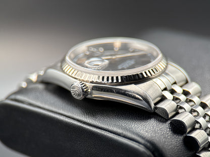 Rolex Datejust 36mm 16234 Black Index Dial Steel Automatic Watch - 20032