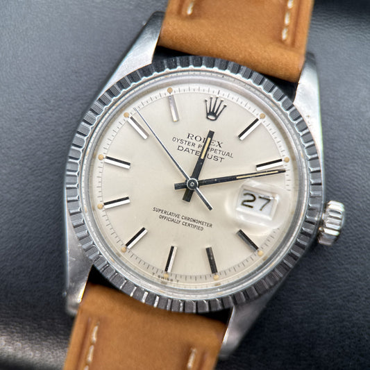 Rolex Datejust 1603 Silver Dial Stainless Steel Automatic 36mm Vintage Watch0