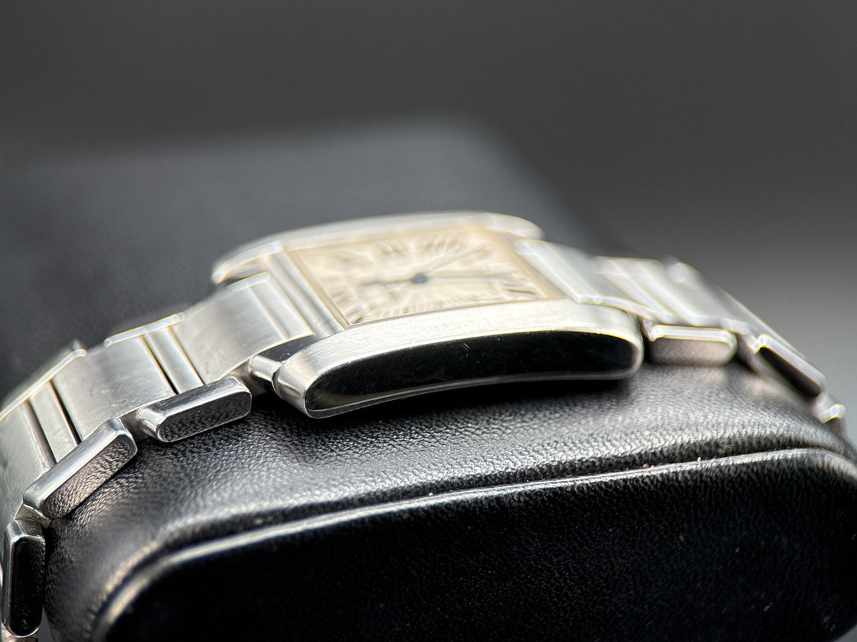 Cartier Tank Francaise W51002Q3 Silver Dial Steel 28mm Automatic Watch - 20014