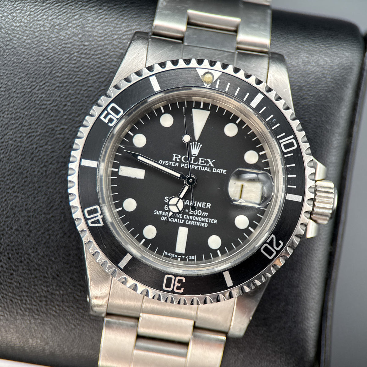 Vintage Rolex Submariner 1680 Black Dial Steel Oyster Automatic 40mm Watch0