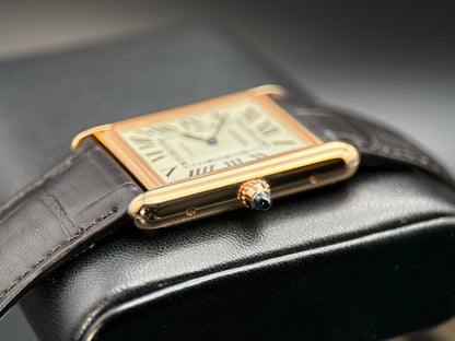 Cartier Tank Louis WGTA0346 Large Model Silver Dial Automatic Watch - 20251