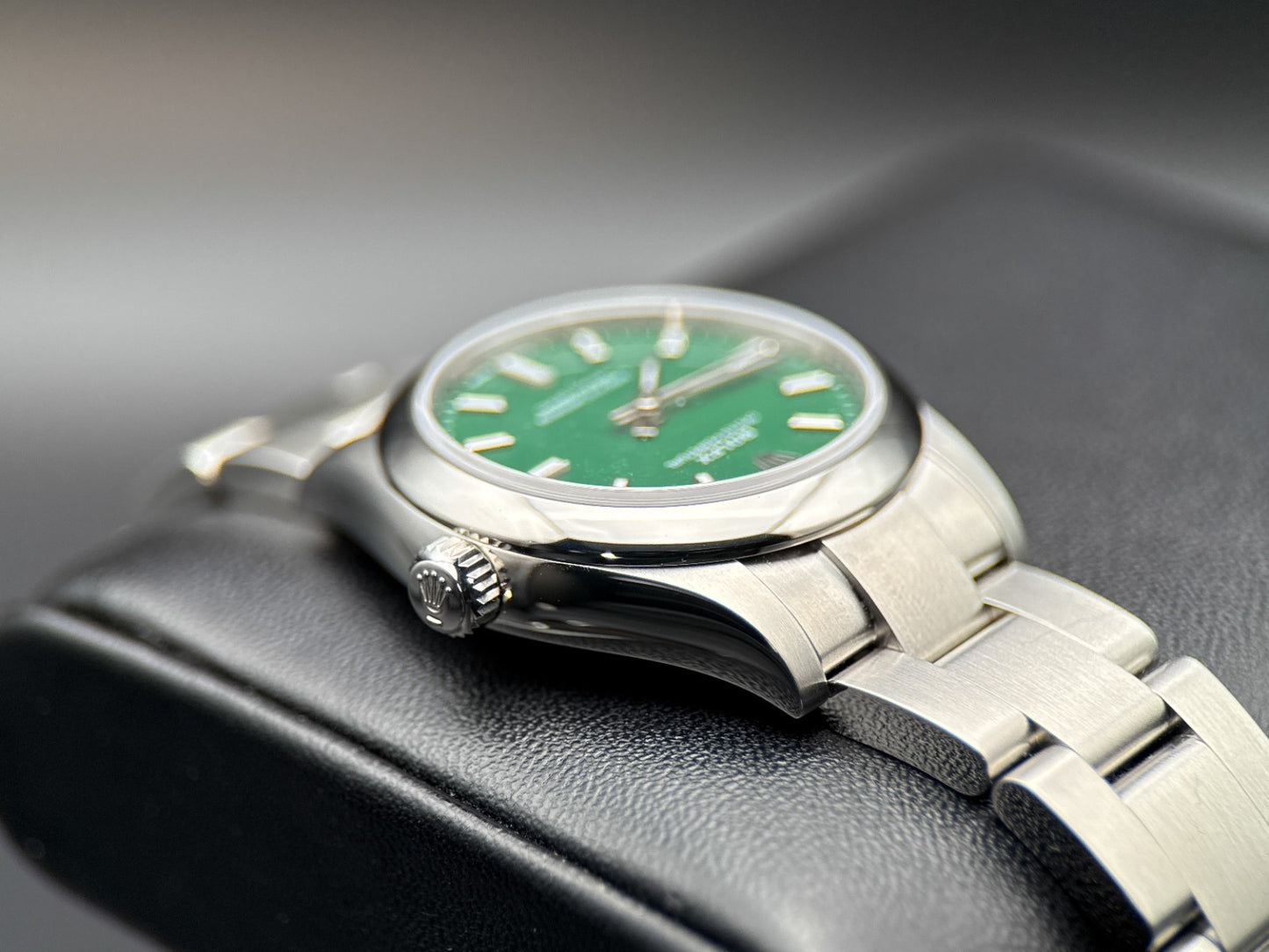 Rolex Oyster Perpetual 277200 Green Dial Steel Automatic 31mm Watch - 20252