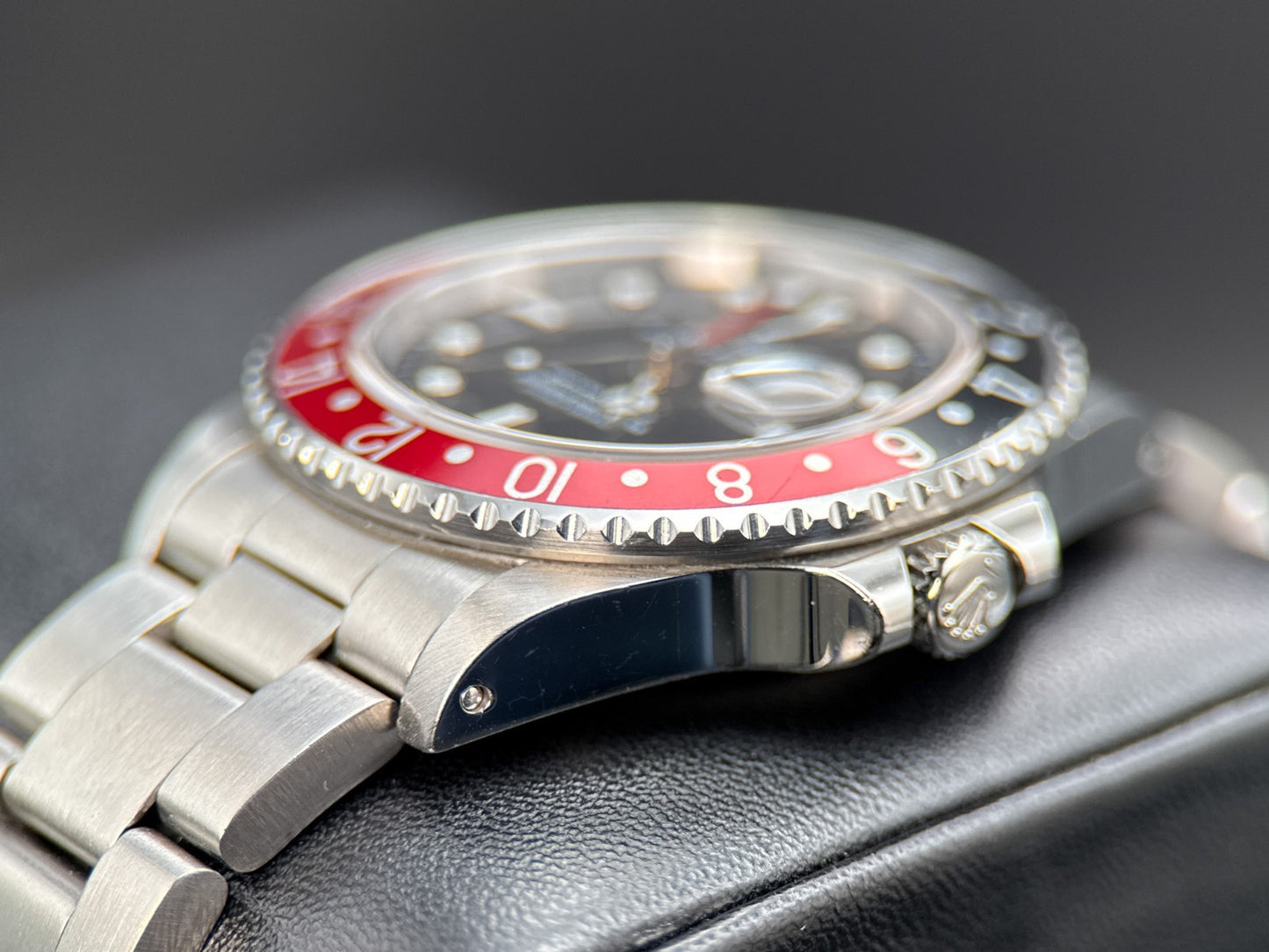 Rolex GMT-Master II "Coke" Fat Lady 16760 Black Dial Automatic 40mm Watch1