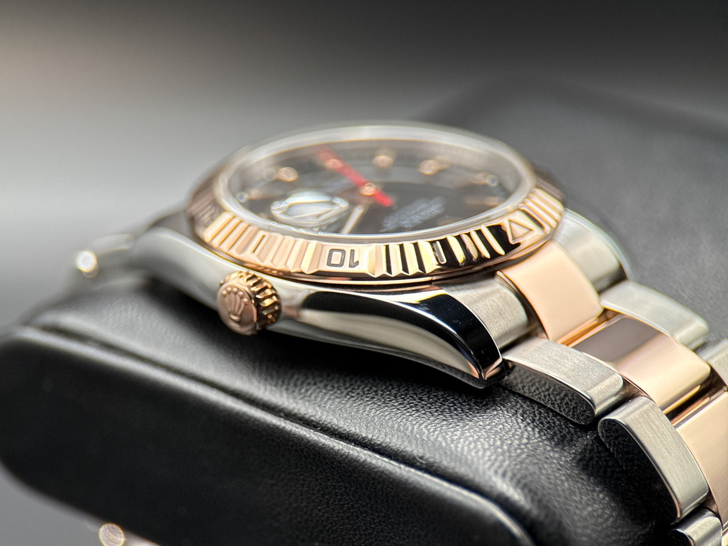 Rolex Datejust Turn-O-Graph Thunderbird Black Dial Two Tone 36mm Automatic Watch2