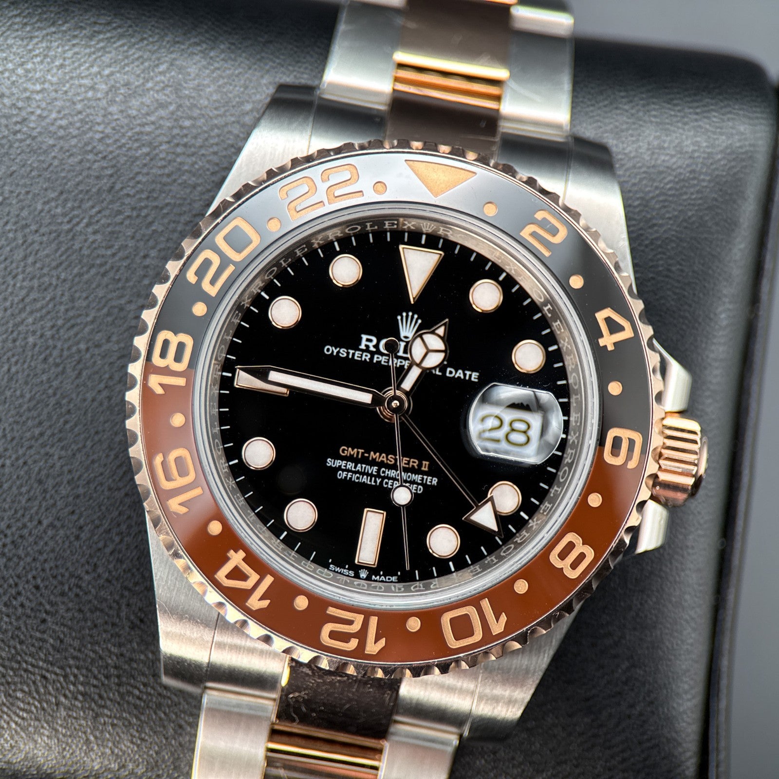 Rolex GMT-Master II 126711CHNR Rootbeer Black Dial 40mm Automatic Watch - 20230