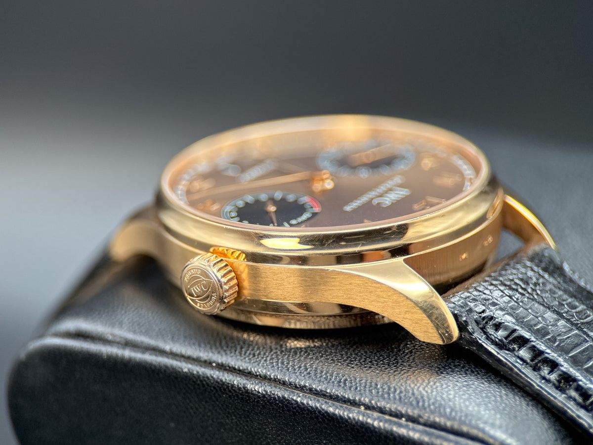 IWC Portuguese 7 Day Automatic IW5001-24 Brown Dial Rose Gold 42.3mm Watch2