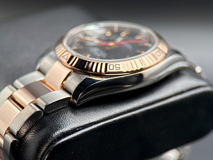 Rolex Datejust Turn-O-Graph Thunderbird Black Dial Two Tone 36mm Automatic Watch4