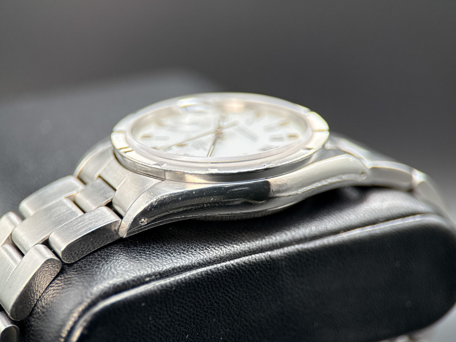 Rolex Date 15210 White Roman Dial Stainless Steel Oyster Automatic 34mm Watch3