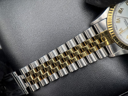 Rolex Datejust 16233 White Roman Dial Two-Tone Jubilee Automatic 36mm Watch6