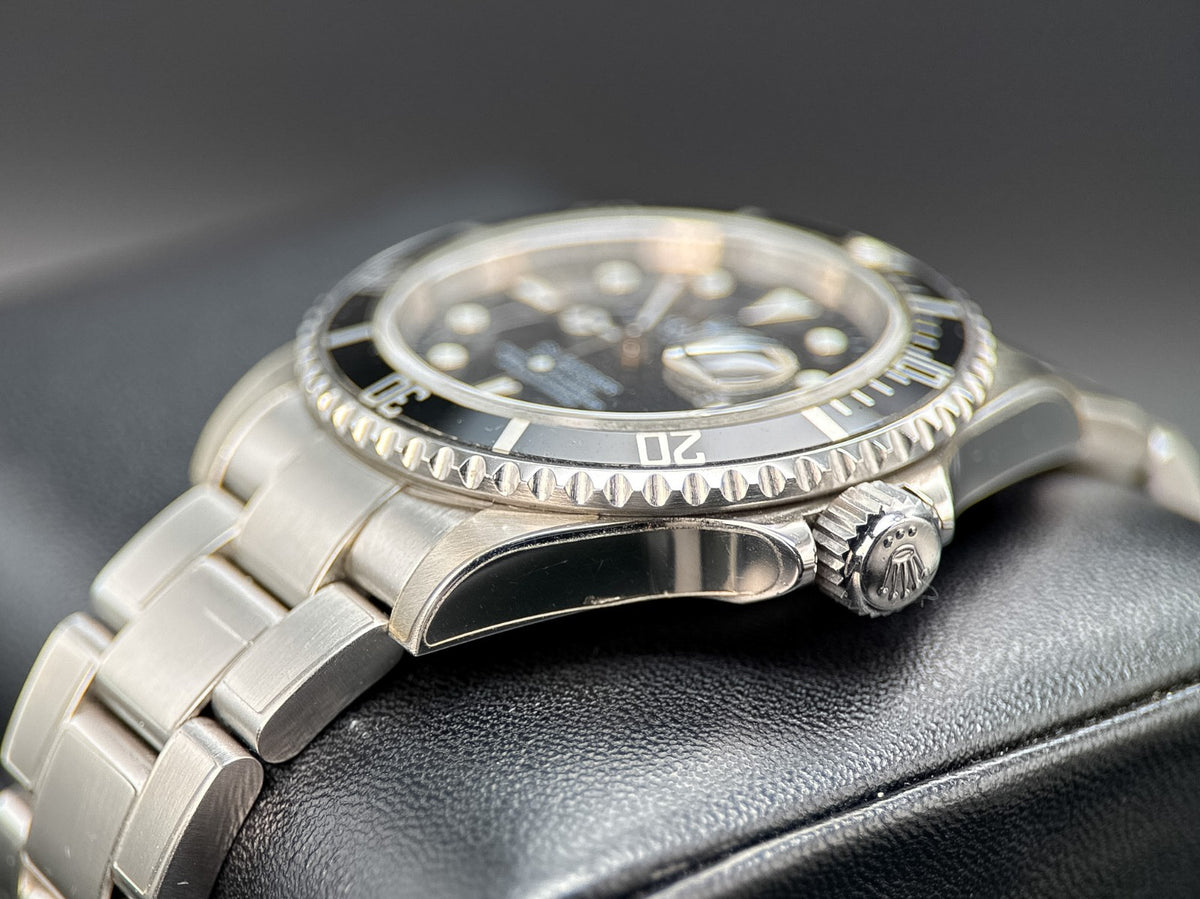 Rolex Submariner Date 16610T Black Dial Steel Oyster Automatic 40mm Watch - 20091