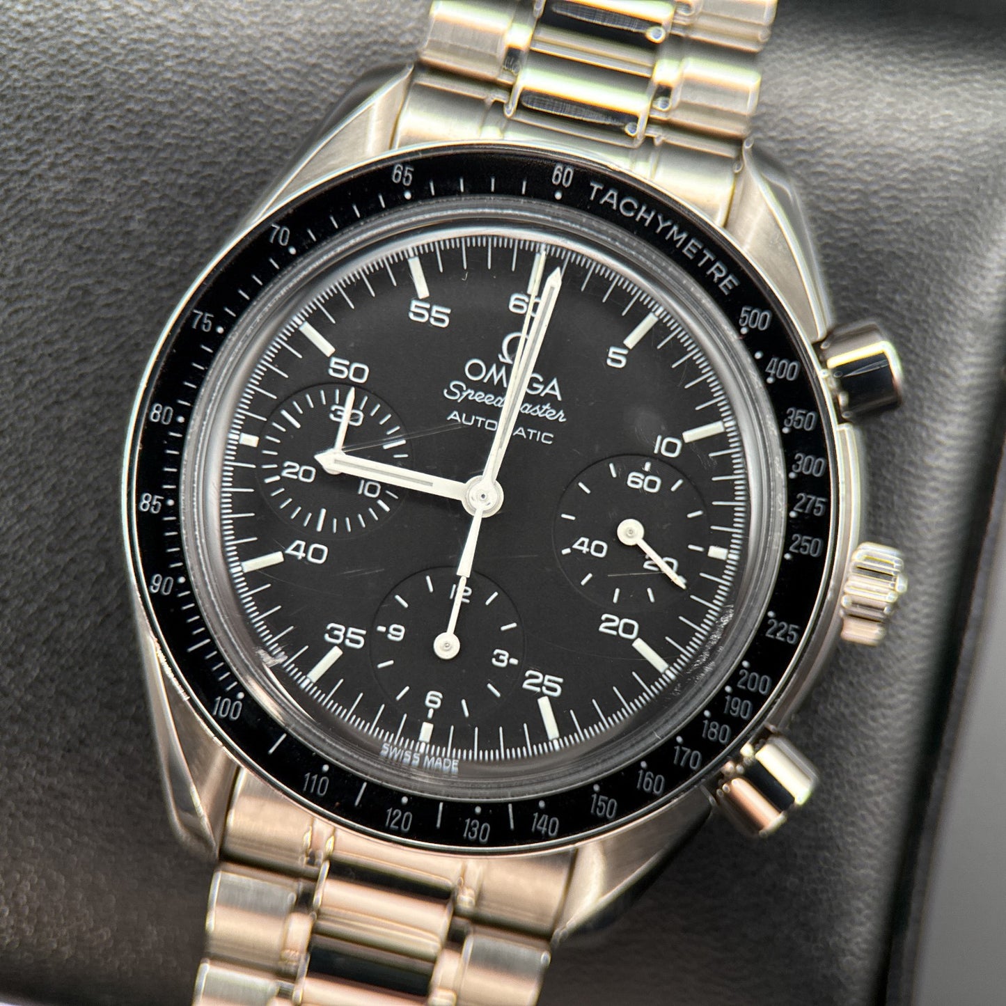 OMEGA Speedmaster Reduced 3510.50.00 Black Dial Steel 39mm Automatic Watch0