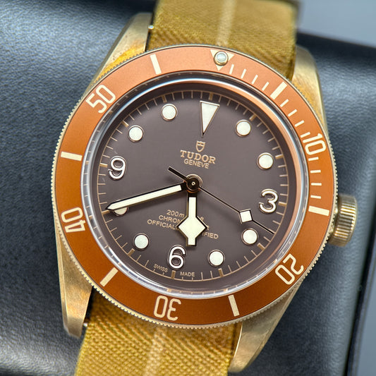 Tudor Heritage Black Bay Bronze 79250BM Brown Dial 2017 - photo 1 of 9