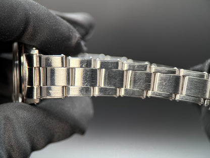 Vintage Rolex OysterDate 6466 Black Dial Oyster Rivet Bracelet Manual 30mm 196710