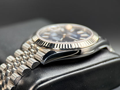 Rolex Datejust 126334 Blue Dial Fluted Bezel Jubilee Automatic 41mm Watch - 20254