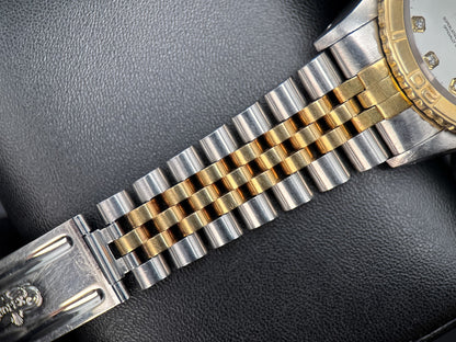 Rolex Datejust Turn-O-Graph 16263 White Diamond Dial 36mm Automatic Watch6