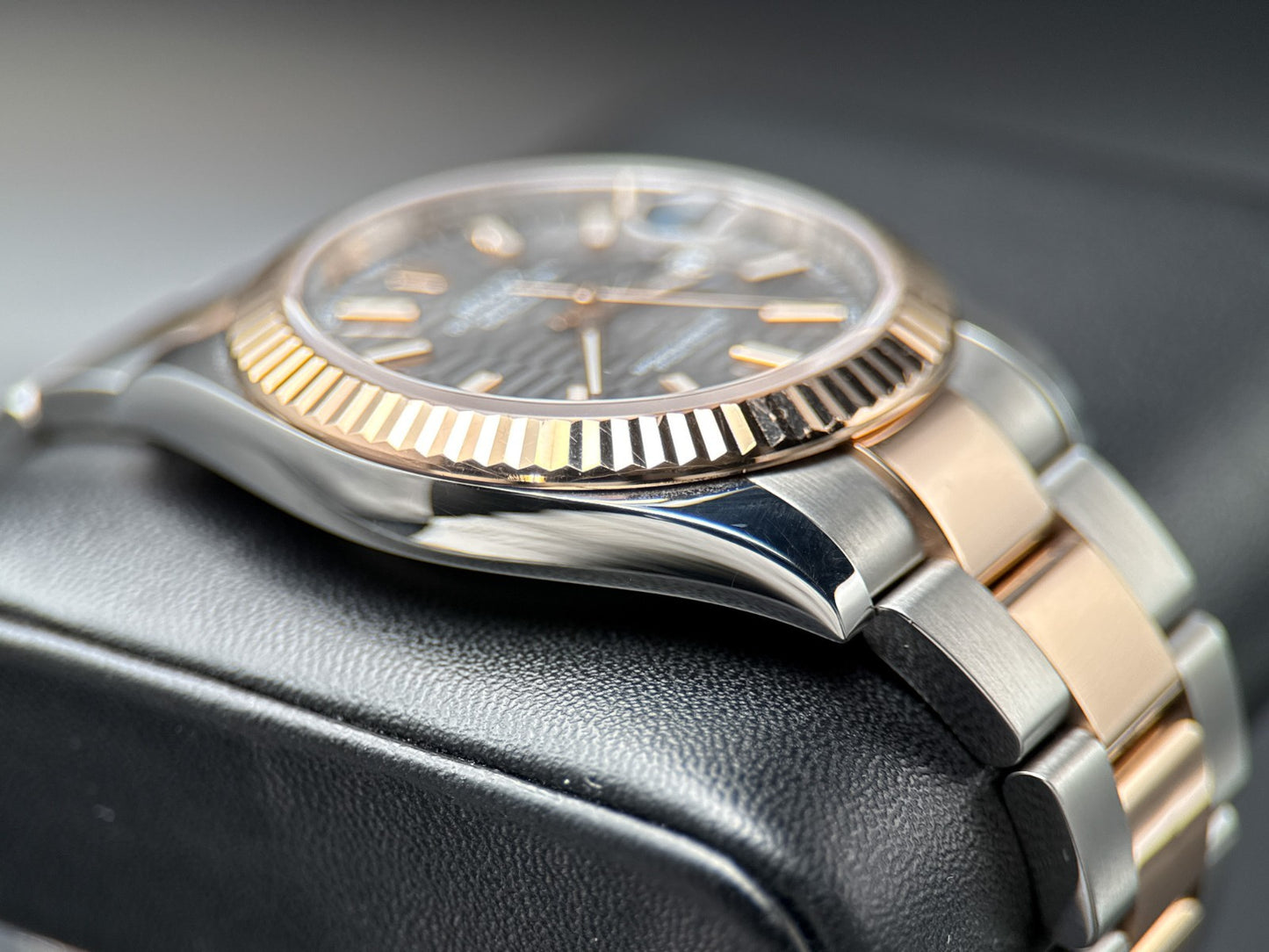 Rolex Datejust 41 126331 Grey Motif Dial Rose Gold Stainless Steel Oyster - 20233